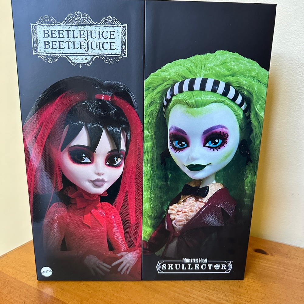 Monster High Skullector Beetlejuice Dolls 2025 NRFB